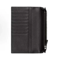 Gucci Men Long Wallet with Gucci Logo-Black 795296AABXM1000 (1)