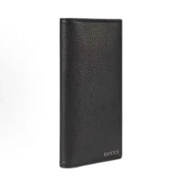 Gucci Men Long Wallet with Gucci Logo-Black 795296AABXM1000 (1)