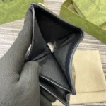 Gucci Unisex GG Emblem Mini Wallet-Black 820692FAD6L9741