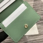 Gucci Unisex GG Emblem Mini Wallet-Lime 820692FAD6L8458