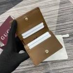 Gucci Unisex GG Emblem Mini Wallet-Navy 820692FAECC4243