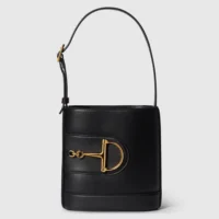 Gucci Women 73 Mini Bucket Bag-Black 833665AAEC29540