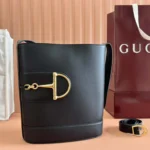 Gucci Women 73 Mini Bucket Bag-Black 833665AAEC29540