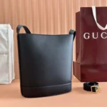 Gucci Women 73 Mini Bucket Bag-Black 833665AAEC29540