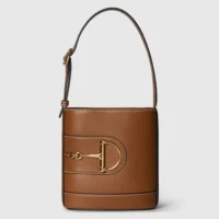 Gucci Women 73 Mini Bucket Bag-Brown 833665AAEC29540 (1)