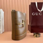Gucci Women 73 Mini Bucket Bag-Brown 833665AAEC29540