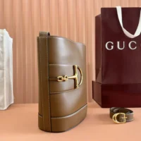 Gucci Women 73 Mini Bucket Bag-Brown 833665AAEC29540 (1)