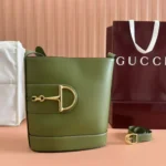 Gucci Women 73 Mini Bucket Bag-Green 833665AAEC23706