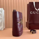 Gucci Women 73 Mini Bucket Bag-Maroon 833665AAEC29540