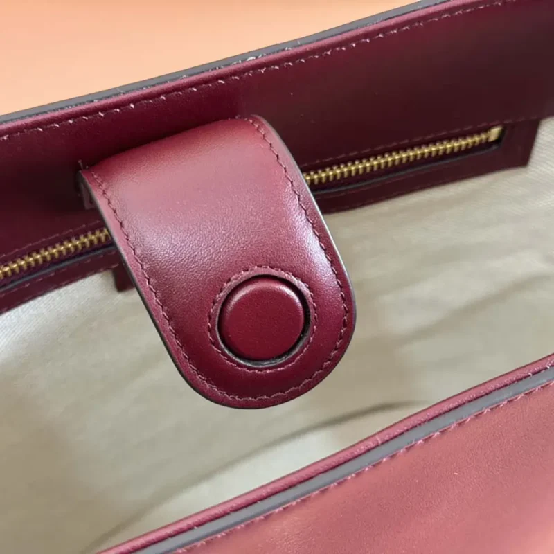 Gucci Women 73 Mini Bucket Bag-Maroon 833665AAEC29540