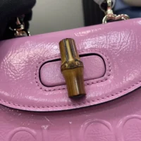 Gucci Women Bamboo 1947 Mini Top Handle Bag-Pink 786482AADJQ5642 (1)