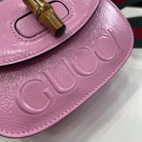 Gucci Women Bamboo 1947 Mini Top Handle Bag-Pink 786482AADJQ5642 (1)