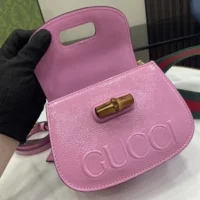 Gucci Women Bamboo 1947 Mini Top Handle Bag-Pink 786482AADJQ5642 (1)