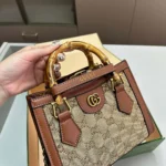 Gucci Women Diana Crystal Mini Tote Bag 70744921HRG2687