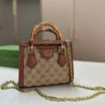 Gucci Women Diana Crystal Mini Tote Bag 70744921HRG2687