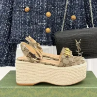 Gucci Women Espadrille with Horsebit 816692H63209744 (1)