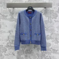 Gucci Women Fine Cotton Crewneck Cardigan 818643XKENR4179 (1)