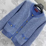 Gucci Women Fine Cotton Crewneck Cardigan 818643XKENR4179