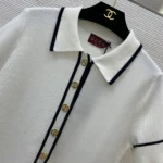 Gucci Women Fine Wool Polo Dress 813816XKEHH9034