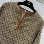 Gucci Women GG Canvas Dress with Horsebit 820404Z8BZA2190