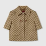 Gucci Women GG Canvas Jacket with Horsebit 820434Z8BZF2580