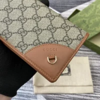 Gucci Women GG Emblem Continental Wallet-Brown 821802FAD6L9758 (1)