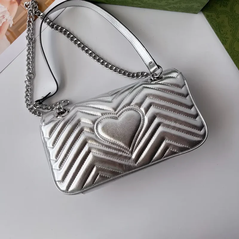 Gucci Women GG Marmont Small Shoulder Bag 443497AAESP8106