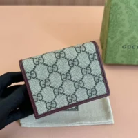 Gucci Women Horsebit 1955 Card Case Wallet 621887FAD6L9756 (1)