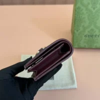 Gucci Women Horsebit 1955 Card Case Wallet 621887FAD6L9756 (1)