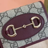 Gucci Women Horsebit 1955 Card Case Wallet 621887FAD6L9756 (1)