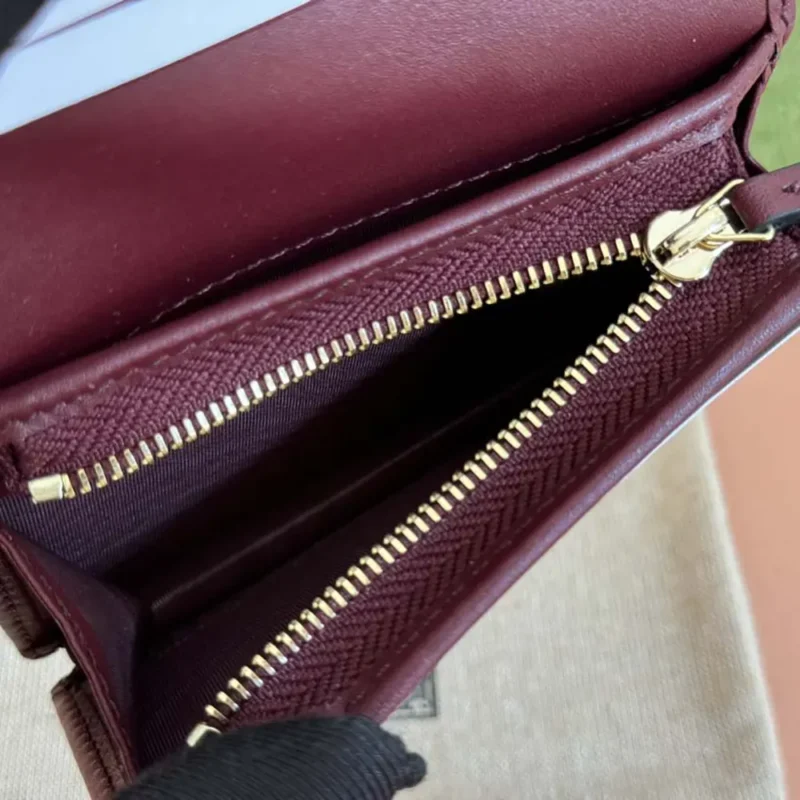 Gucci Women Horsebit 1955 Card Case Wallet 621887FAD6L9756