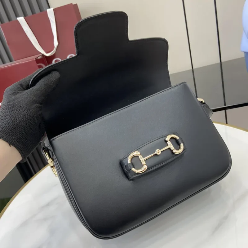 Gucci Women Horsebit 1955 Small Shoulder Bag 6022041DB0G1000