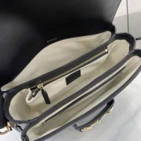Gucci Women Horsebit 1955 Small Shoulder Bag 6022041DB0G1000 (1)