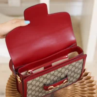 Gucci Women Horsebit 1955 Soft Mini Shoulder Bag 815205FAD6M8759 (1)