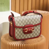 Gucci Women Horsebit 1955 Soft Mini Shoulder Bag 815205FAD6M8759 (1)