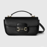 Gucci Women Horsebit 1955 Soft Small Top Handle Bag 815206AAEFH1000 (1)