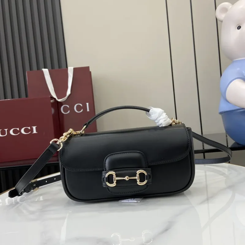 Gucci Women Horsebit 1955 Soft Small Top Handle Bag 815206AAEFH1000