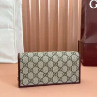 Gucci Women Horsebit 1955 Wallet with Chain 621892FAD6L9756 (1)