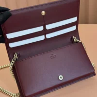 Gucci Women Horsebit 1955 Wallet with Chain 621892FAD6L9756 (1)