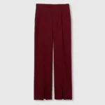 Pantaloni in lana a vita bassa oversize da donna Gucci 824881Z7AO26052