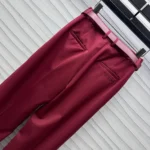 Pantaloni in lana a vita bassa oversize da donna Gucci 824881Z7AO26052