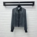 Camicia da donna Gucci in creponne di seta stampata 818460ZASJ91149