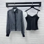 Camicia da donna Gucci in creponne di seta stampata 818460ZASJ91149