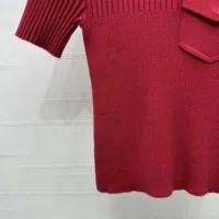Gucci Women Rib Fabric Top with Intarsia 829857XKEV26320 (1)