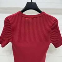 Gucci Women Rib Fabric Top with Intarsia 829857XKEV26320 (1)
