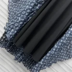 Gucci Women Stripe Accent Monogram Pleated Skirt 1AHEMW