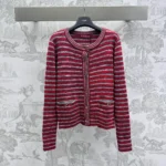 Gucci Women Wool Cotton Crewneck Cardigan 813829XKEI16549