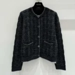 Gucci Women Wool and Lame Check Jacquard Cardigan 805754XKEDI1138