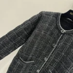 Gucci Women Wool and Lame Check Jacquard Cardigan 805754XKEDI1138