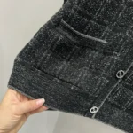 Gucci Women Wool and Lame Check Jacquard Cardigan 805754XKEDI1138